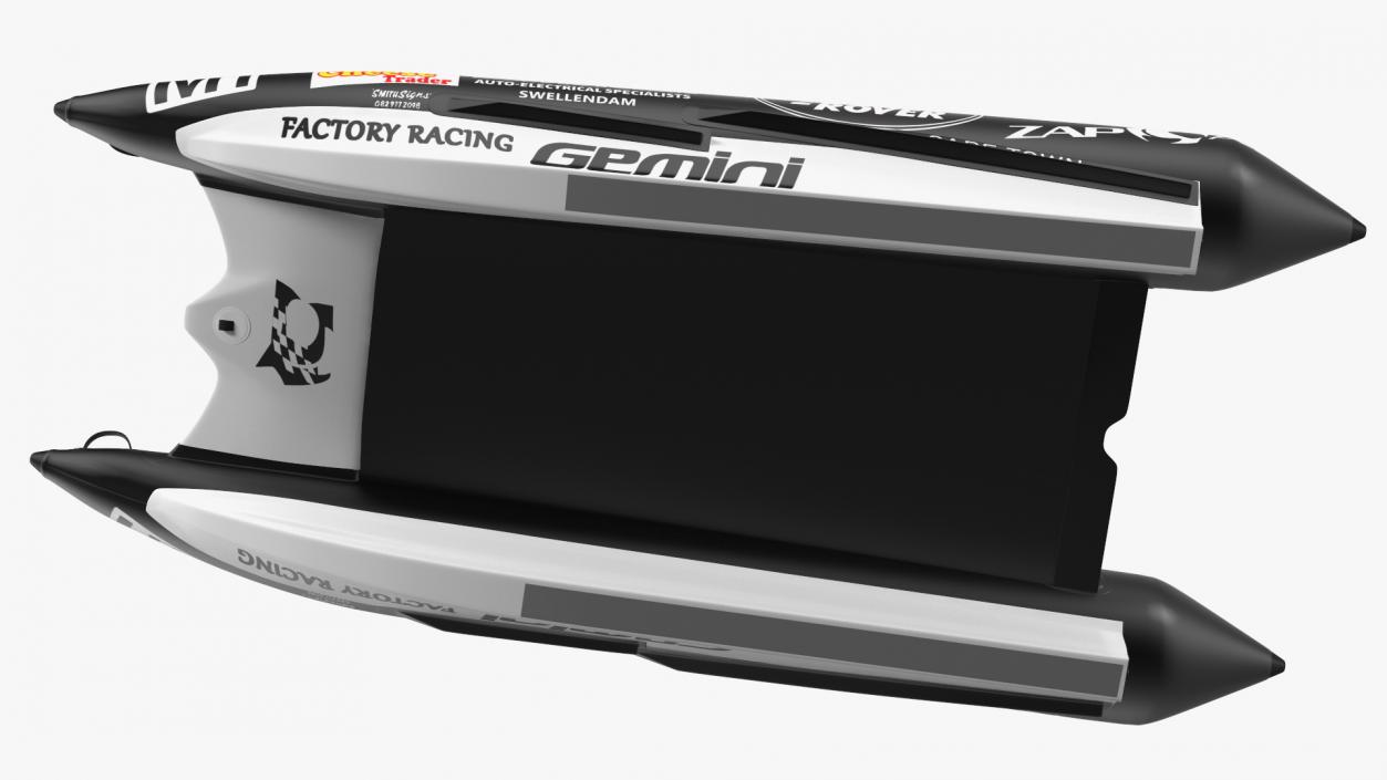 Racing Boat Gemini Zapcat F1 Black 3D model