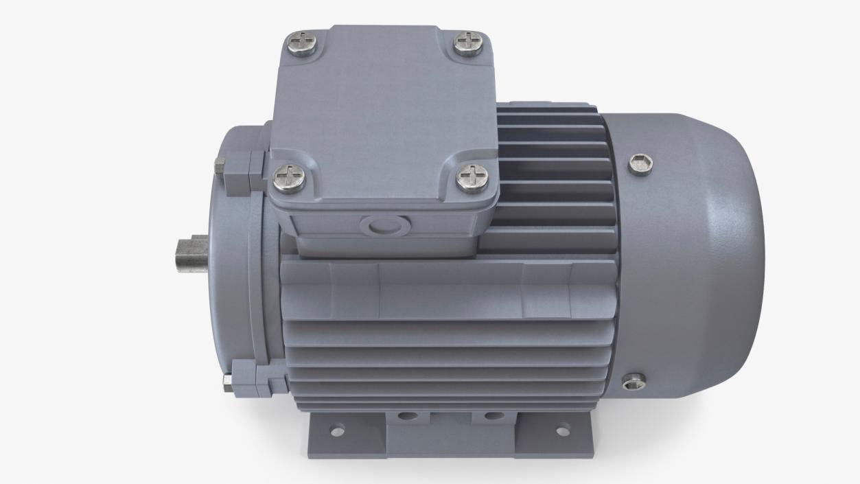 Single Phase Electric Motor 3D