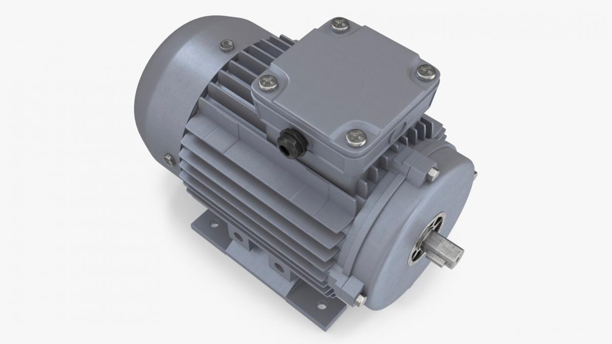 Single Phase Electric Motor 3D