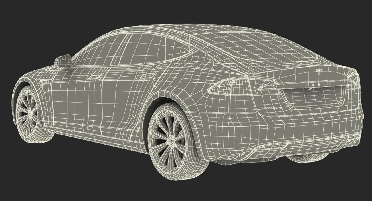 3D Tesla Model S 75 2017