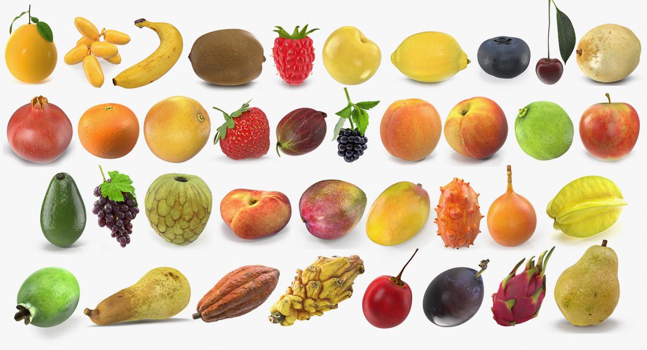 3D model Fruits Collection 10