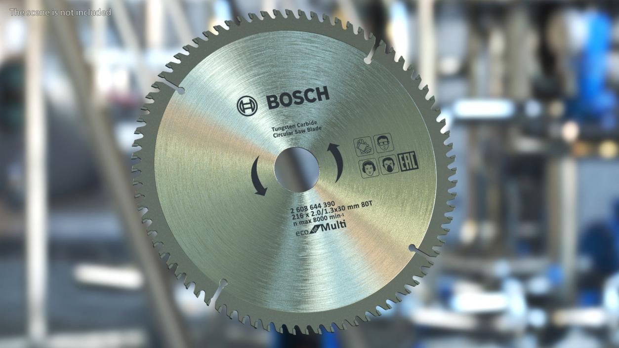 Bosch Circular Saw Blades Set 3D model