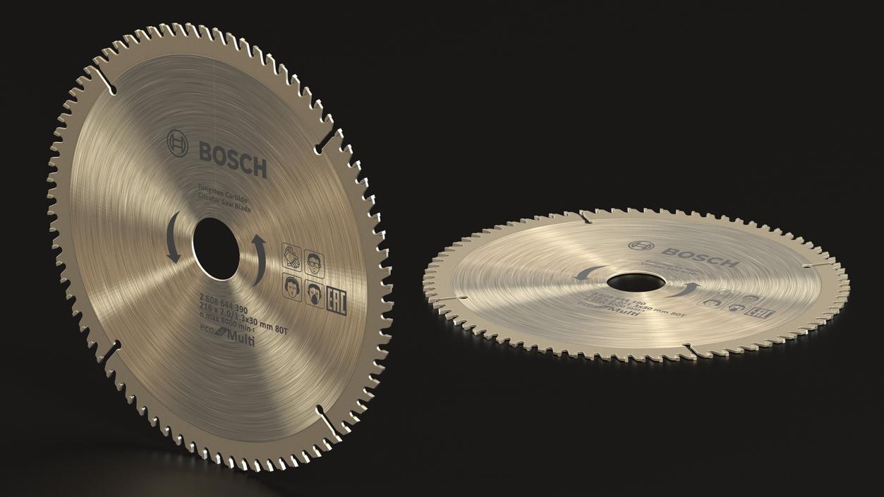 Bosch Circular Saw Blades Set 3D model