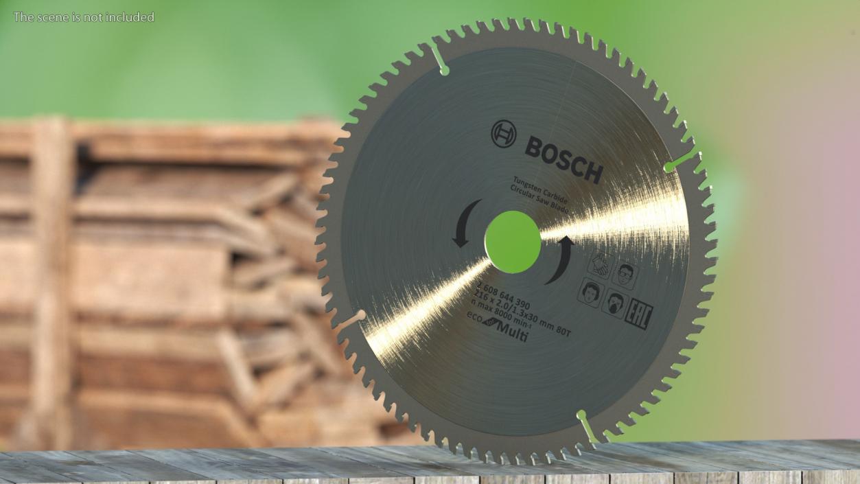 Bosch Circular Saw Blades Set 3D model