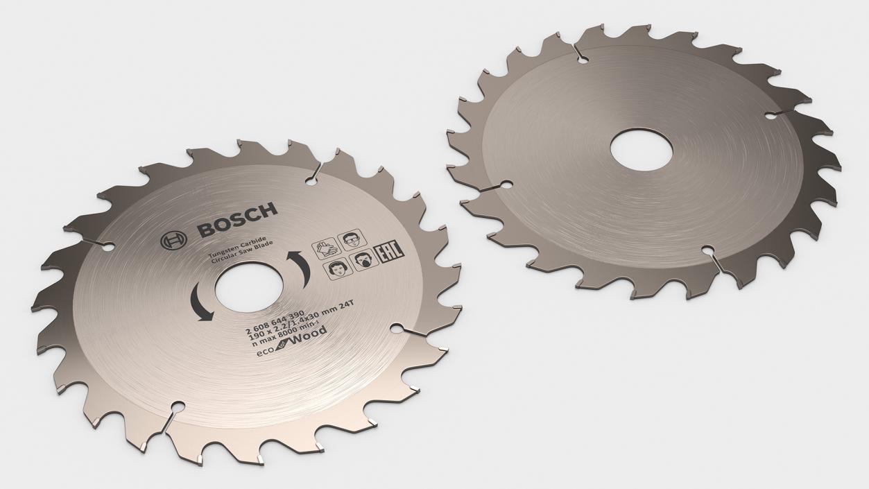 Bosch Circular Saw Blades Set 3D model