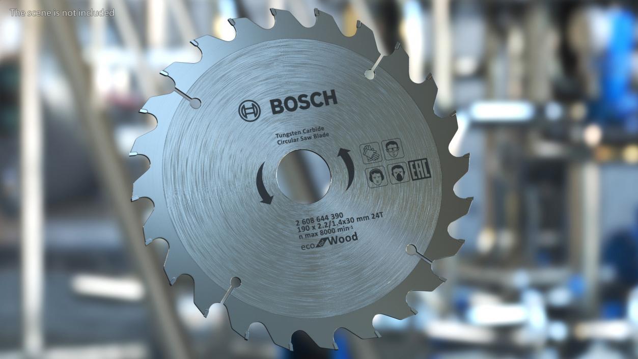 Bosch Circular Saw Blades Set 3D model