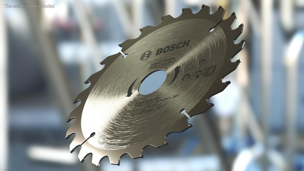 Bosch Circular Saw Blades Set 3D model