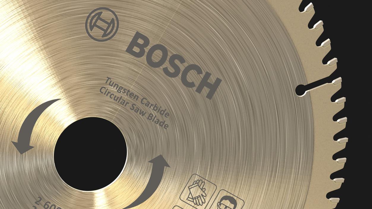 Bosch Circular Saw Blades Set 3D model