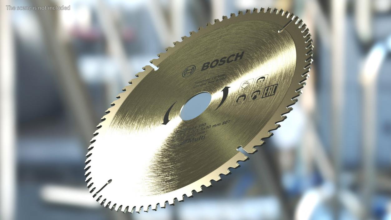 Bosch Circular Saw Blades Set 3D model