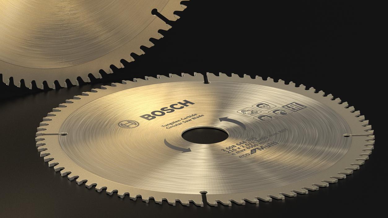 Bosch Circular Saw Blades Set 3D model