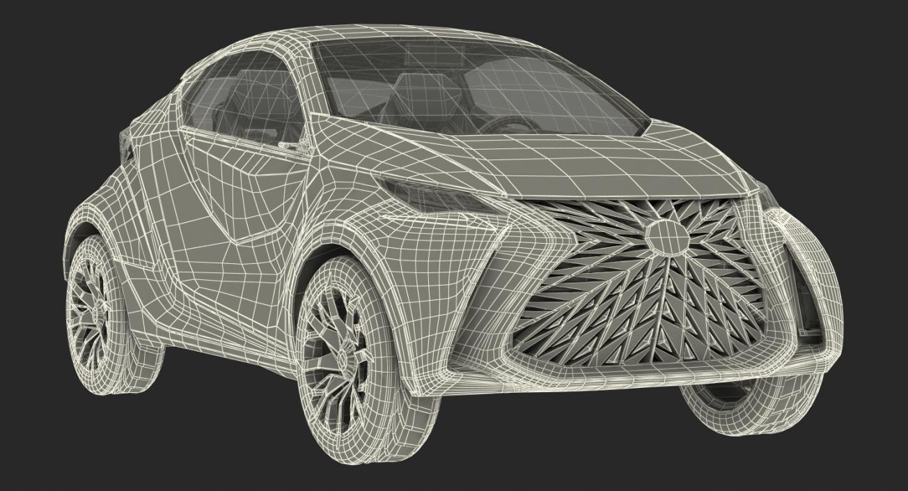 3D Concept Car Lexus LF-SA model