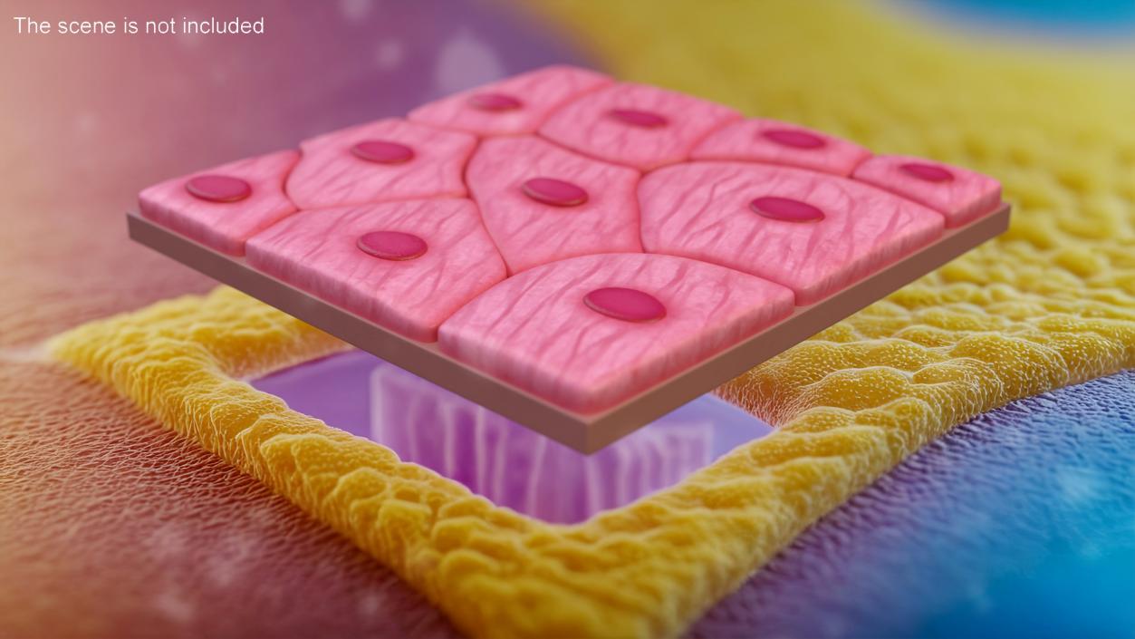 Squamous Epithelium 3D model