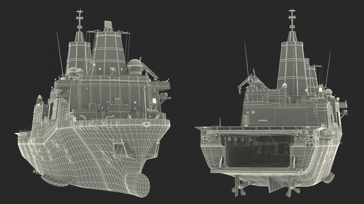 3D USS Mesa Verde LPD-19