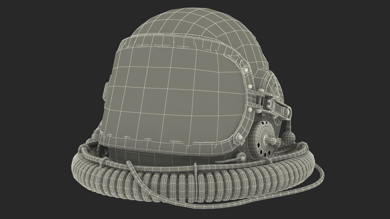 3D model Russian High Altitude Flight Helmet