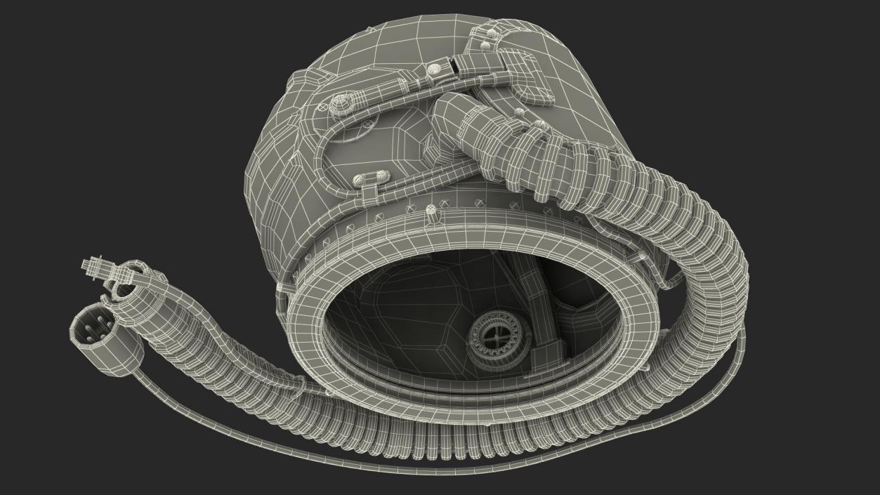 3D model Russian High Altitude Flight Helmet