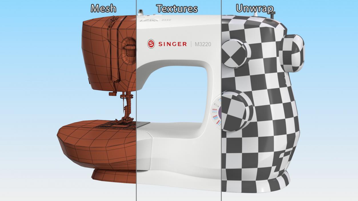 3D model M3220 Sewing Machine