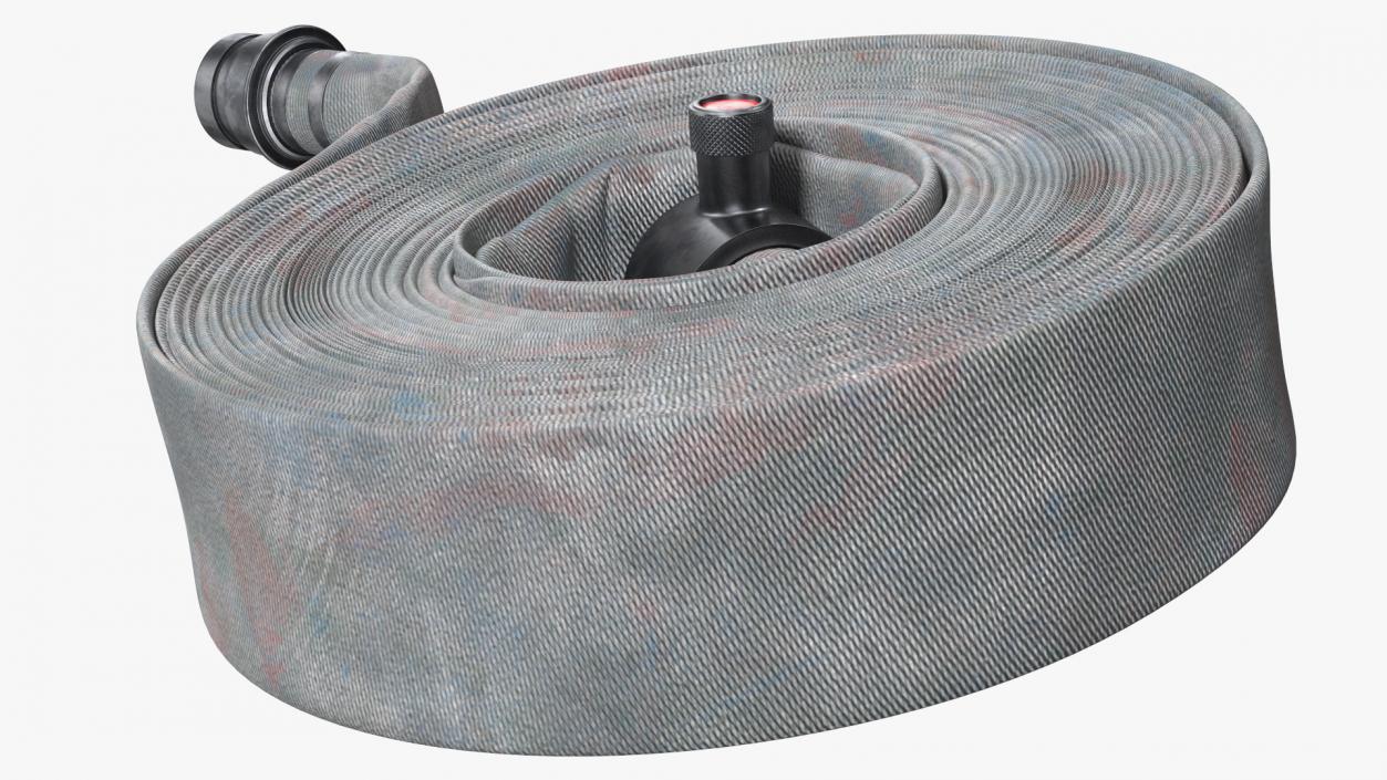 Rolled Up Fire Hose Used 3D model