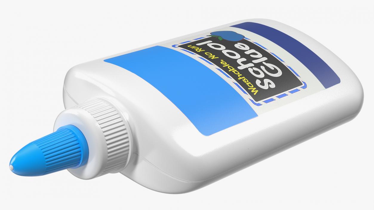 3D School Glue Bottle 200g model