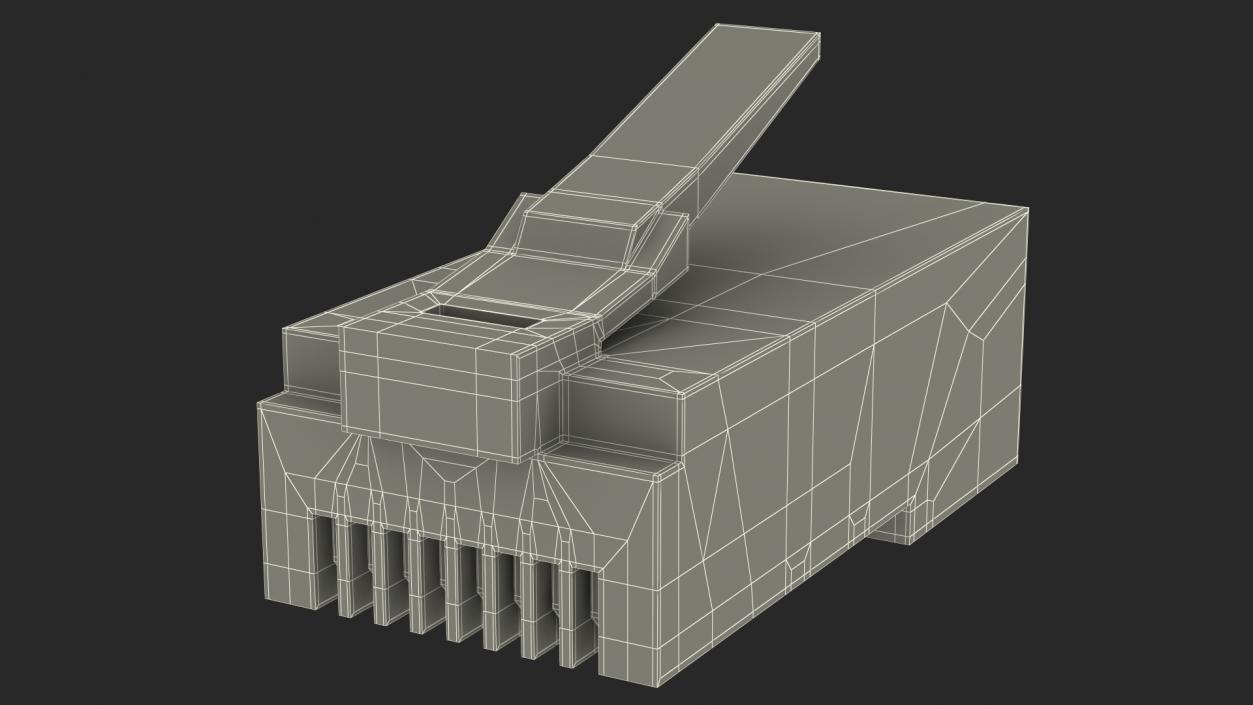 Connector RJ45 3D model