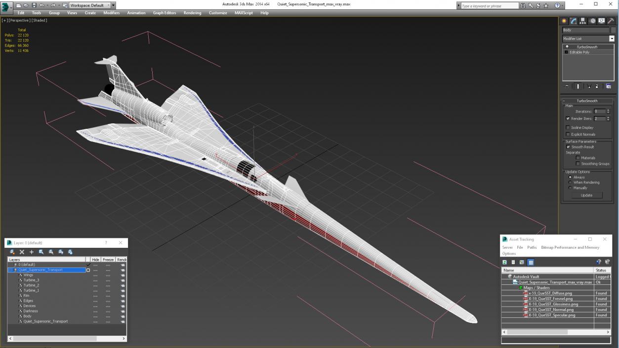 3D Quiet Supersonic Transport