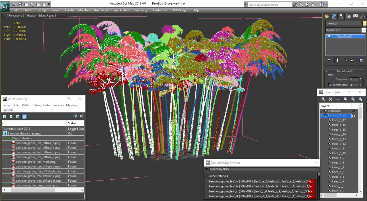 Bamboo Grove 3D