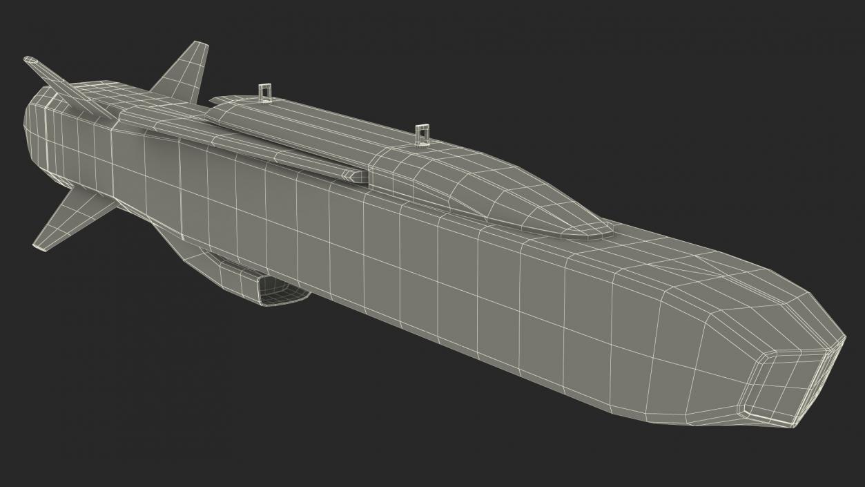 3D model Rocketsan SOM-J Cruise Missile