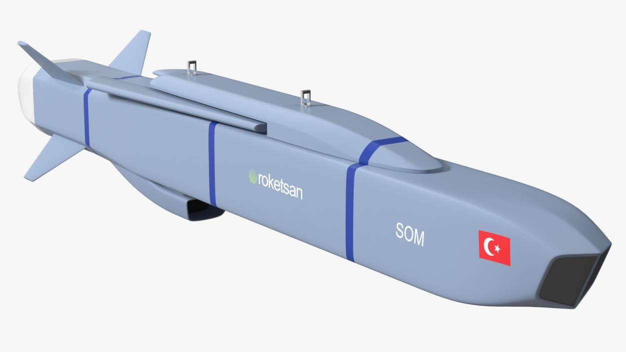 3D model Rocketsan SOM-J Cruise Missile