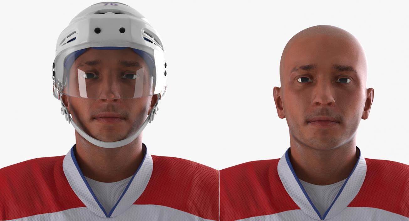 3D Hockey Player Generic 5 model