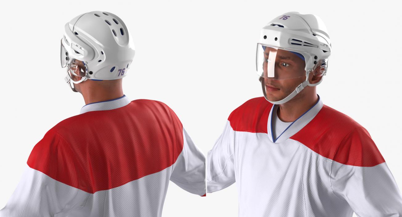 3D Hockey Player Generic 5 model