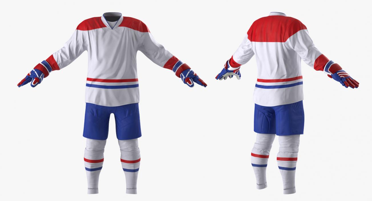 3D Hockey Player Generic 5 model