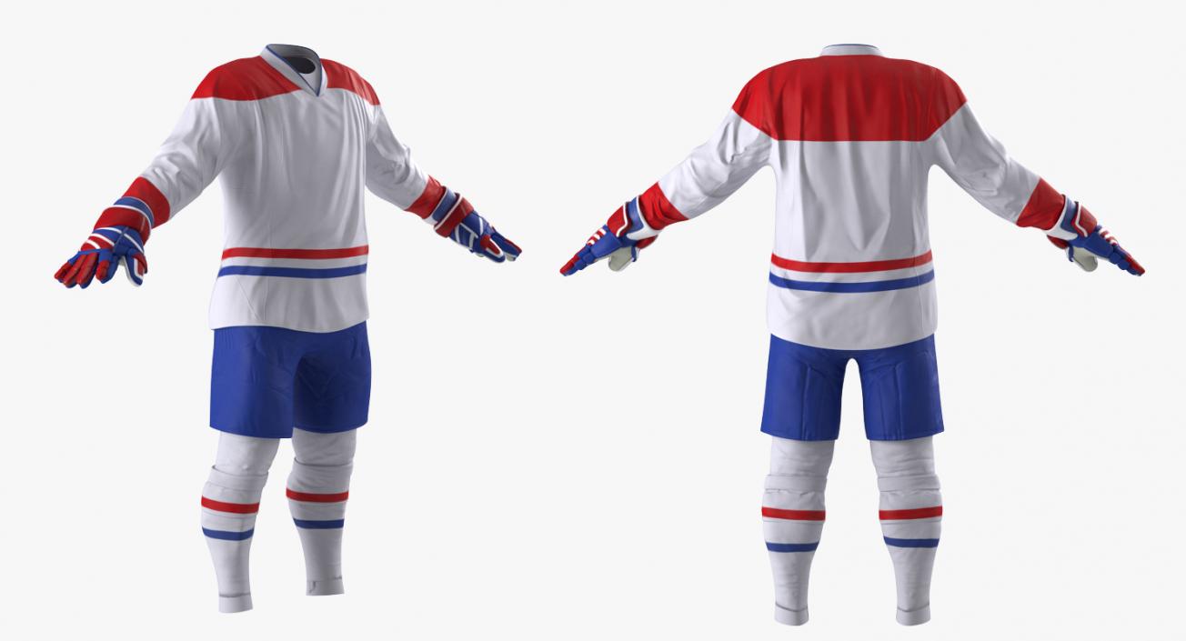 3D Hockey Player Generic 5 model