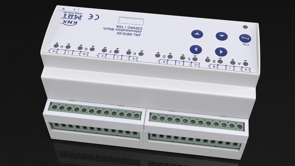 KNX Blind Actuator Eight Gang 3D model