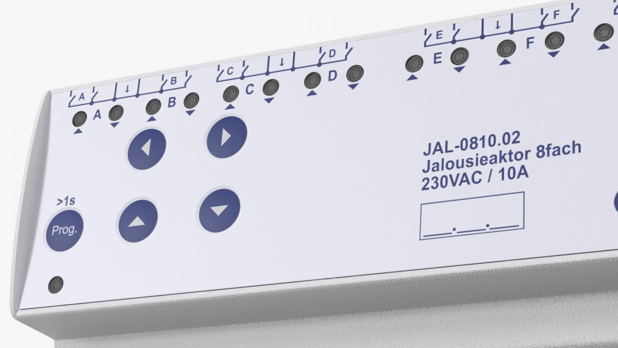 KNX Blind Actuator Eight Gang 3D model