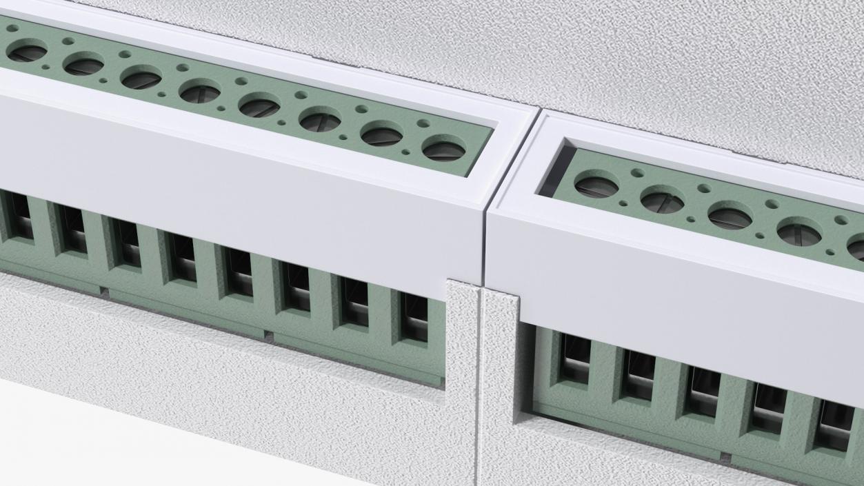 KNX Blind Actuator Eight Gang 3D model