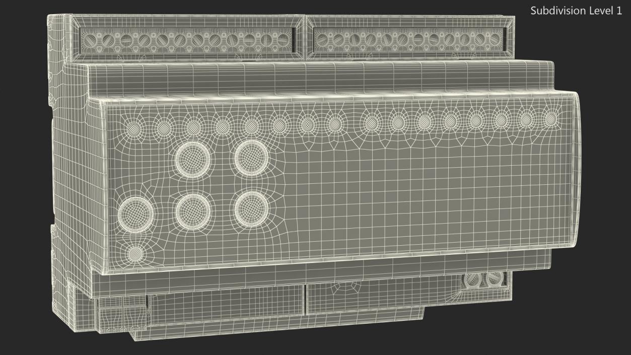 KNX Blind Actuator Eight Gang 3D model