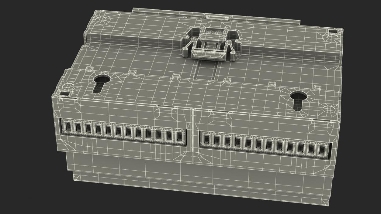 KNX Blind Actuator Eight Gang 3D model