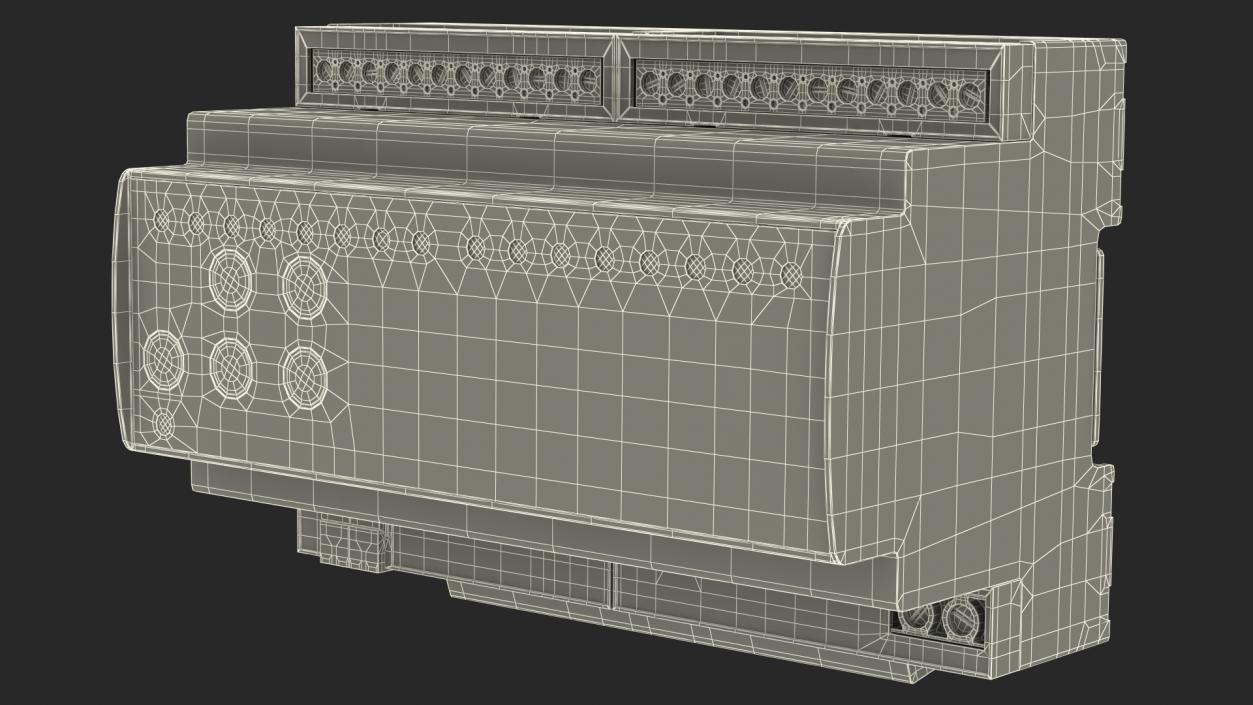 KNX Blind Actuator Eight Gang 3D model