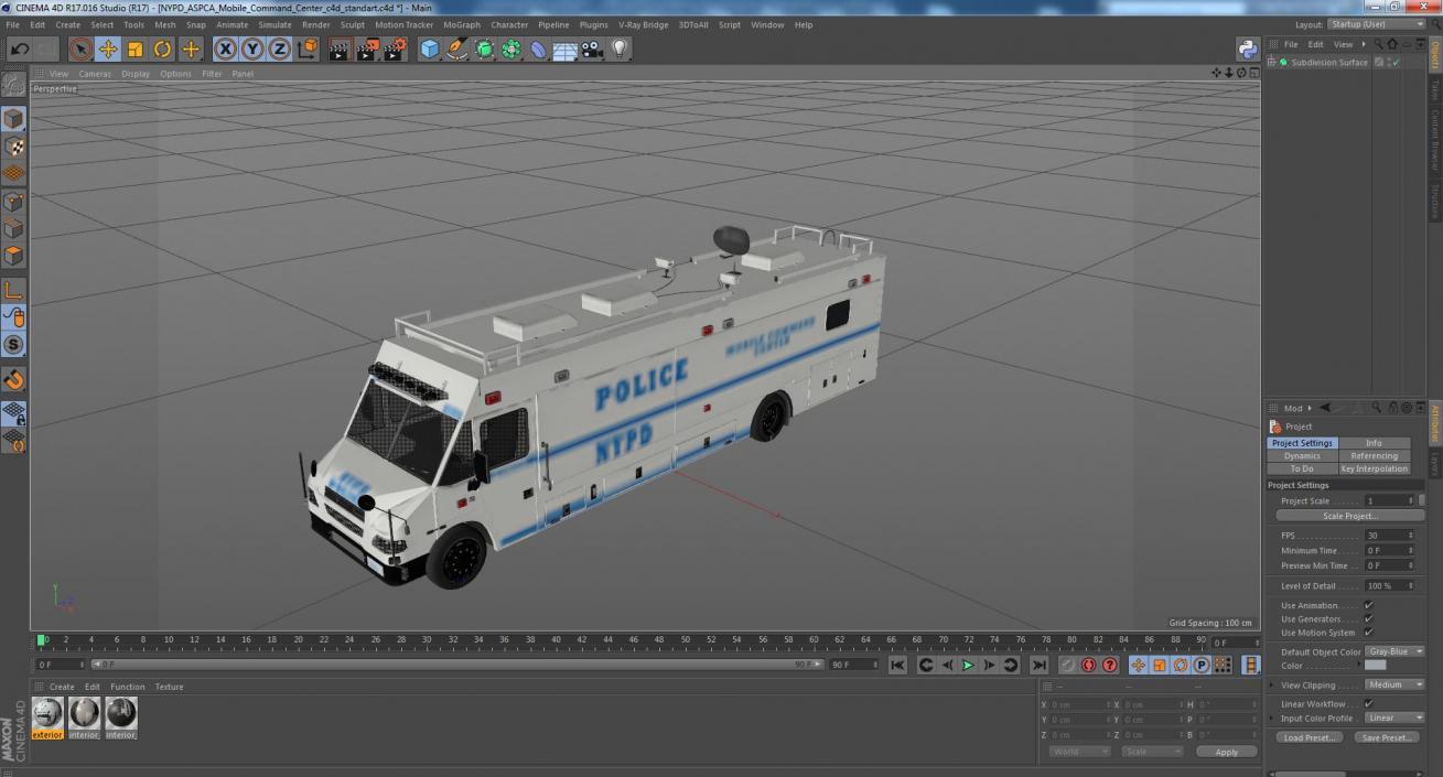 NYPD ASPCA Mobile Command Center 3D