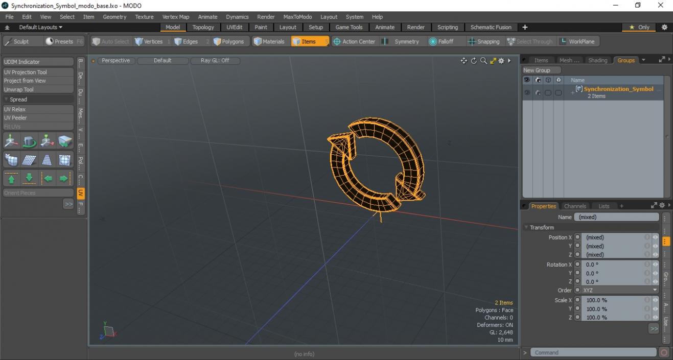 Synchronization Symbol 3D