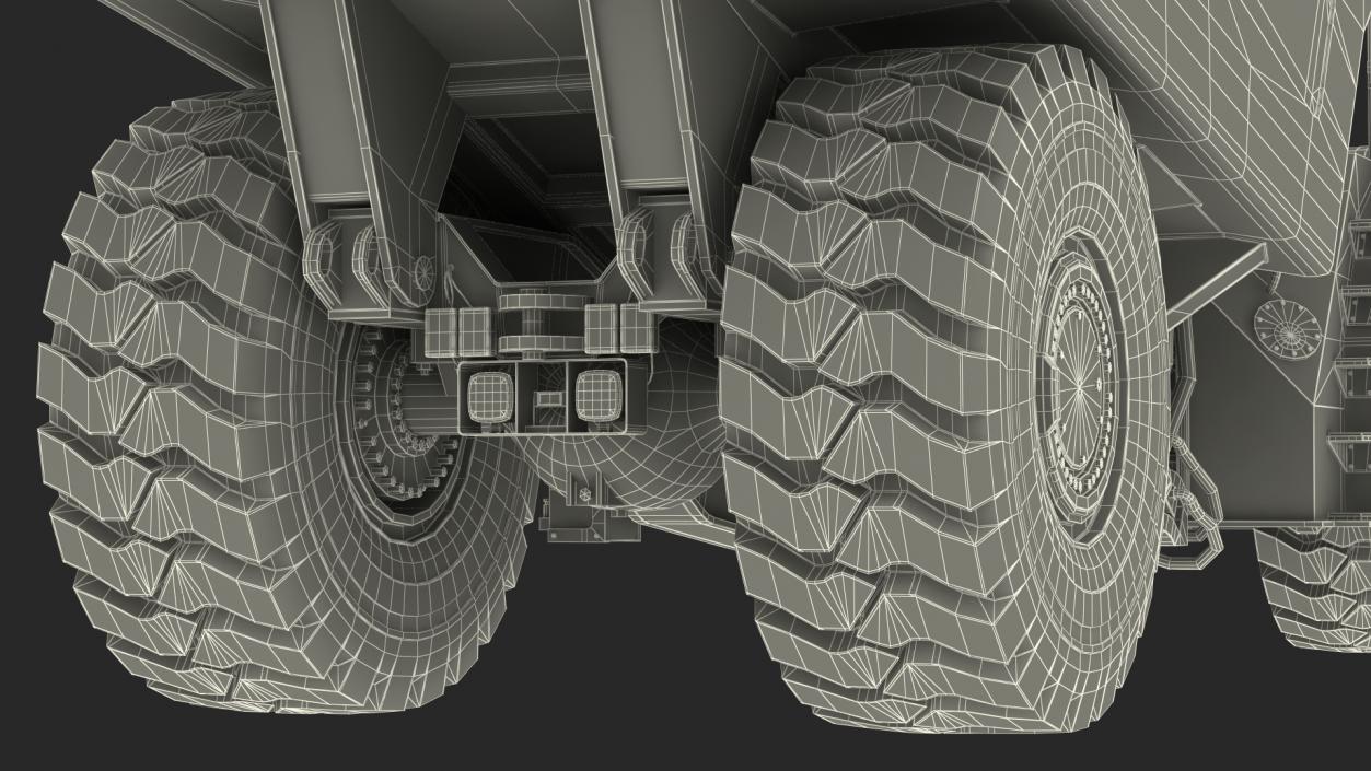 3D Underground Mining Truck Rigged