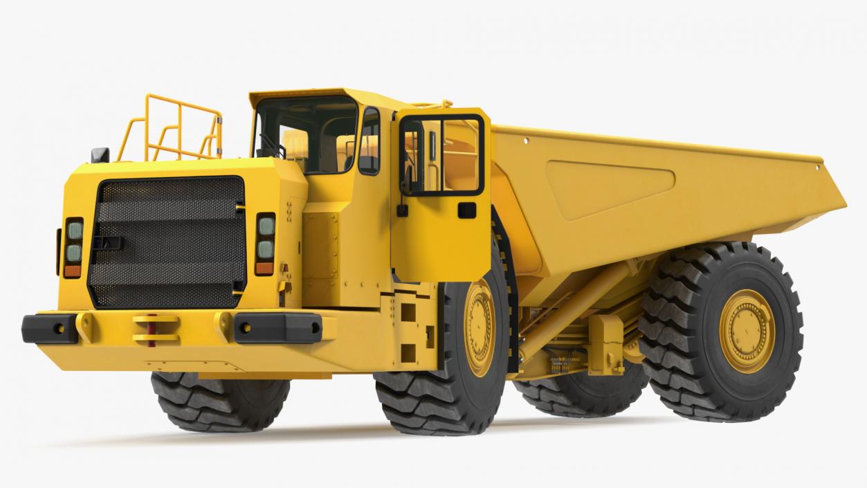 3D Underground Mining Truck Rigged