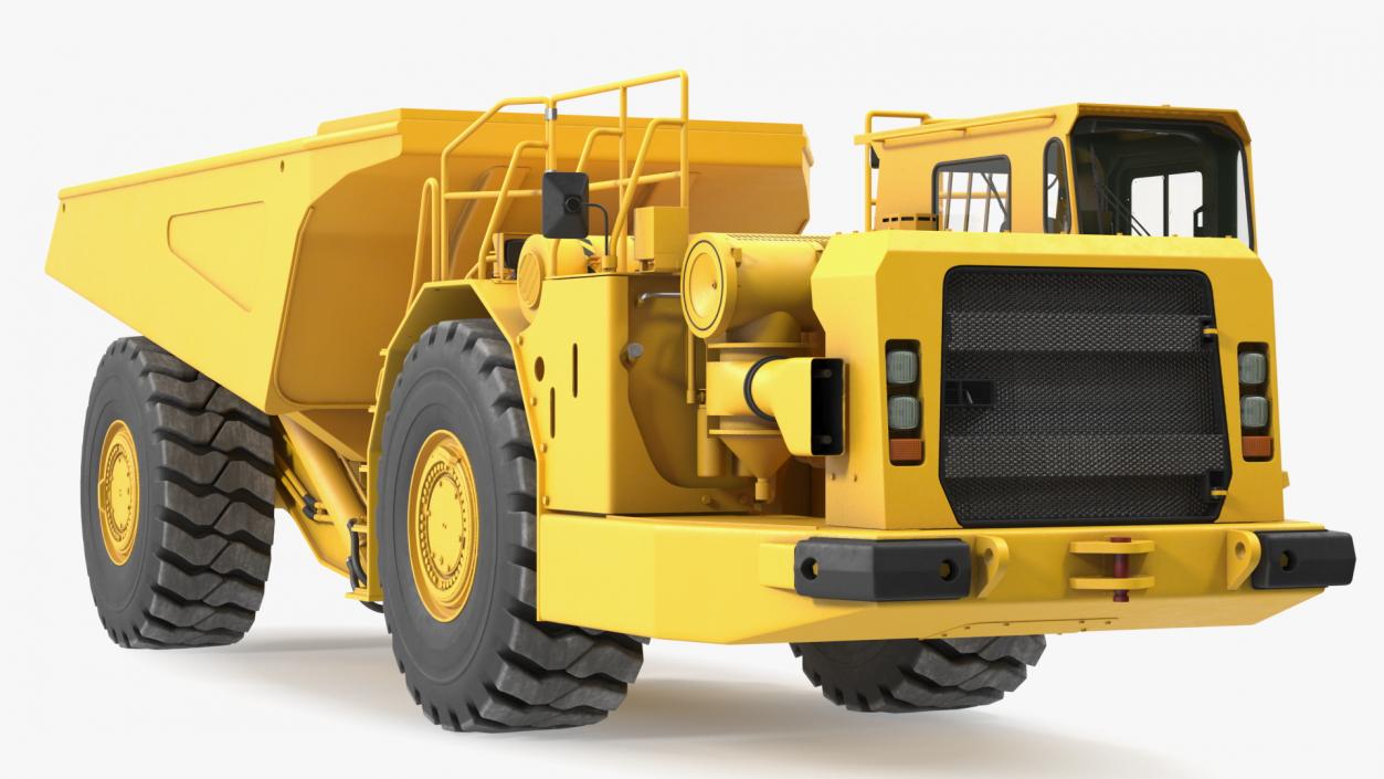 3D Underground Mining Truck Rigged