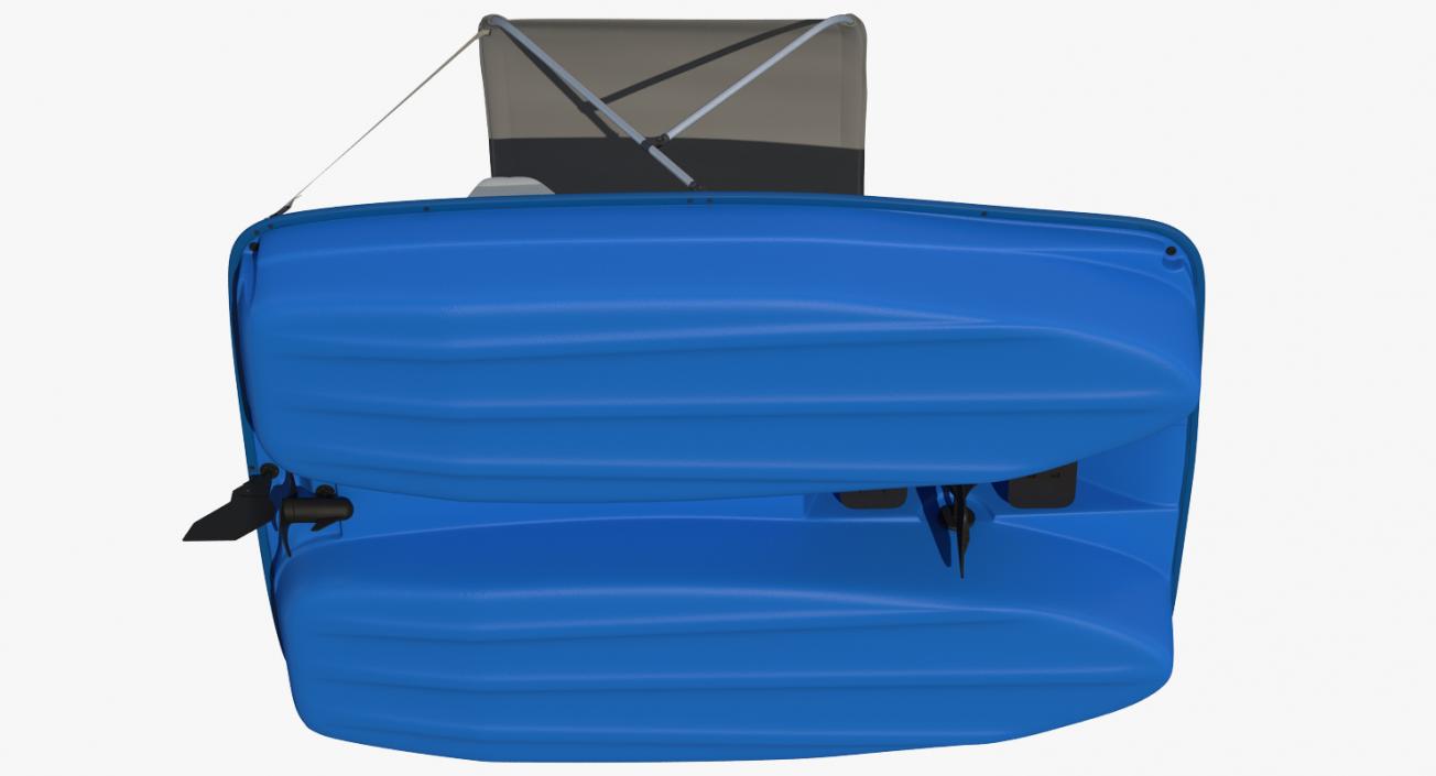 Pedal Boat with Canopy 3D