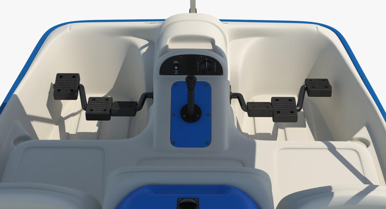 Pedal Boat with Canopy 3D