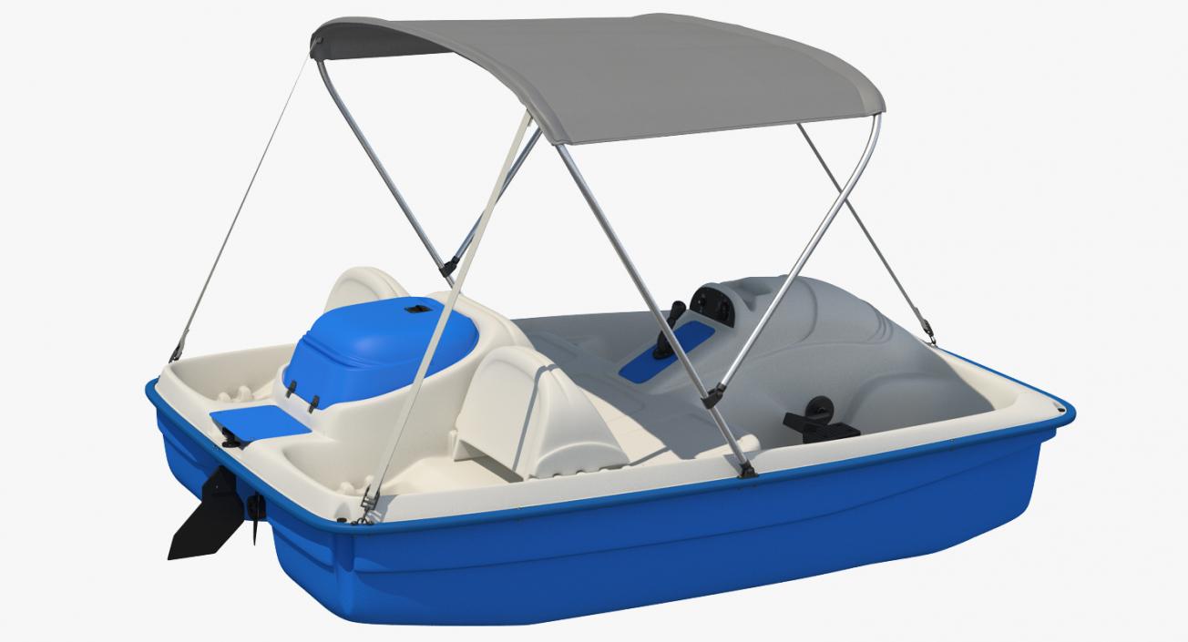 Pedal Boat with Canopy 3D