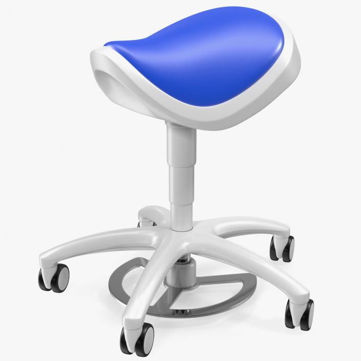 Dental Saddle Stool 3D model