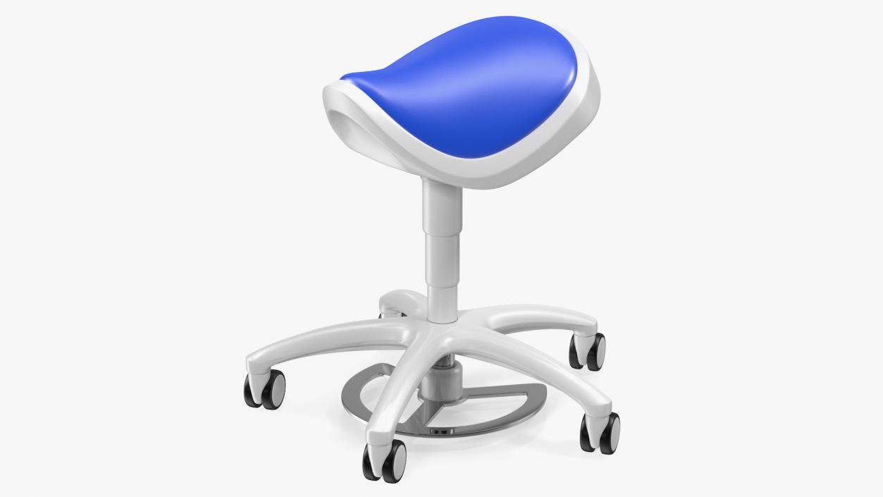 Dental Saddle Stool 3D model