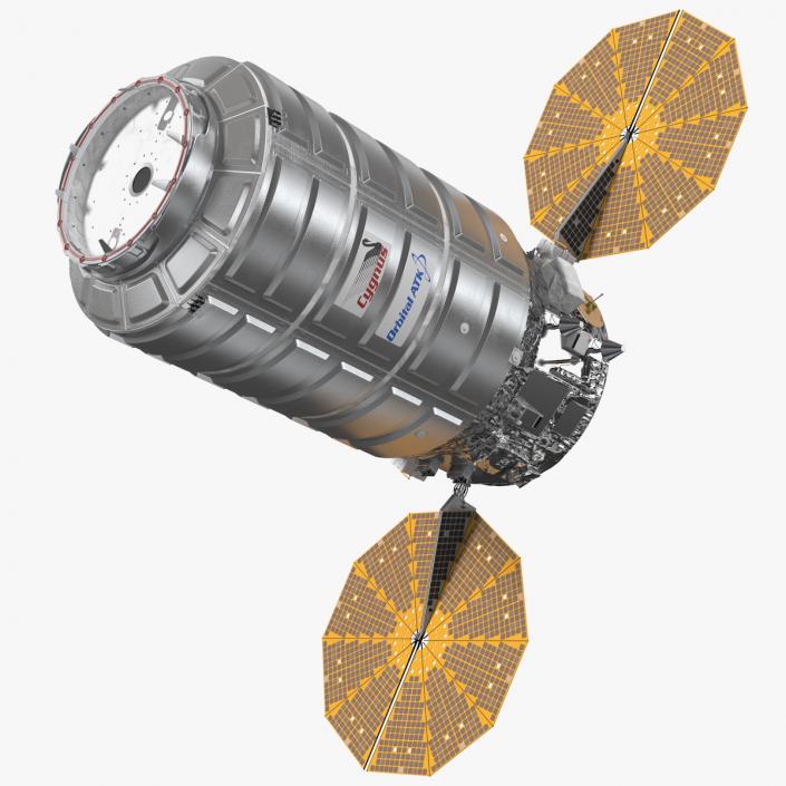 3D model ISS Module Cygnus Enhanced Configuration