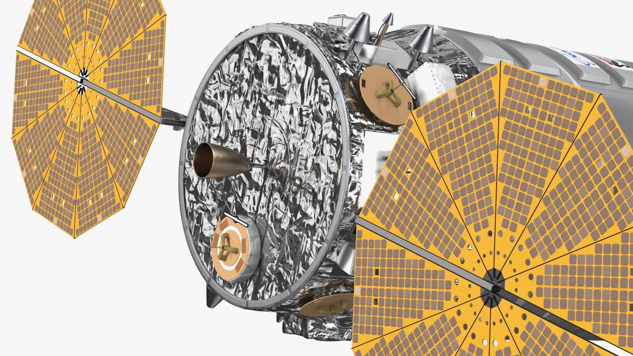 3D model ISS Module Cygnus Enhanced Configuration