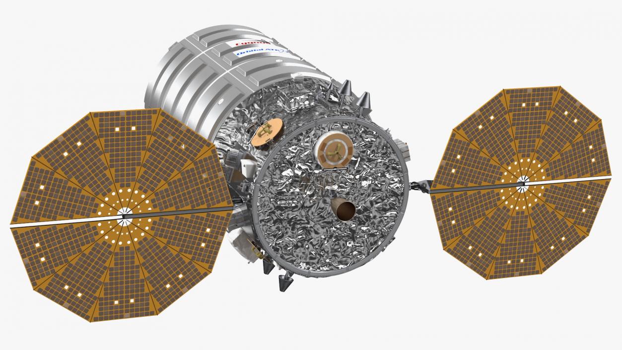 3D model ISS Module Cygnus Enhanced Configuration